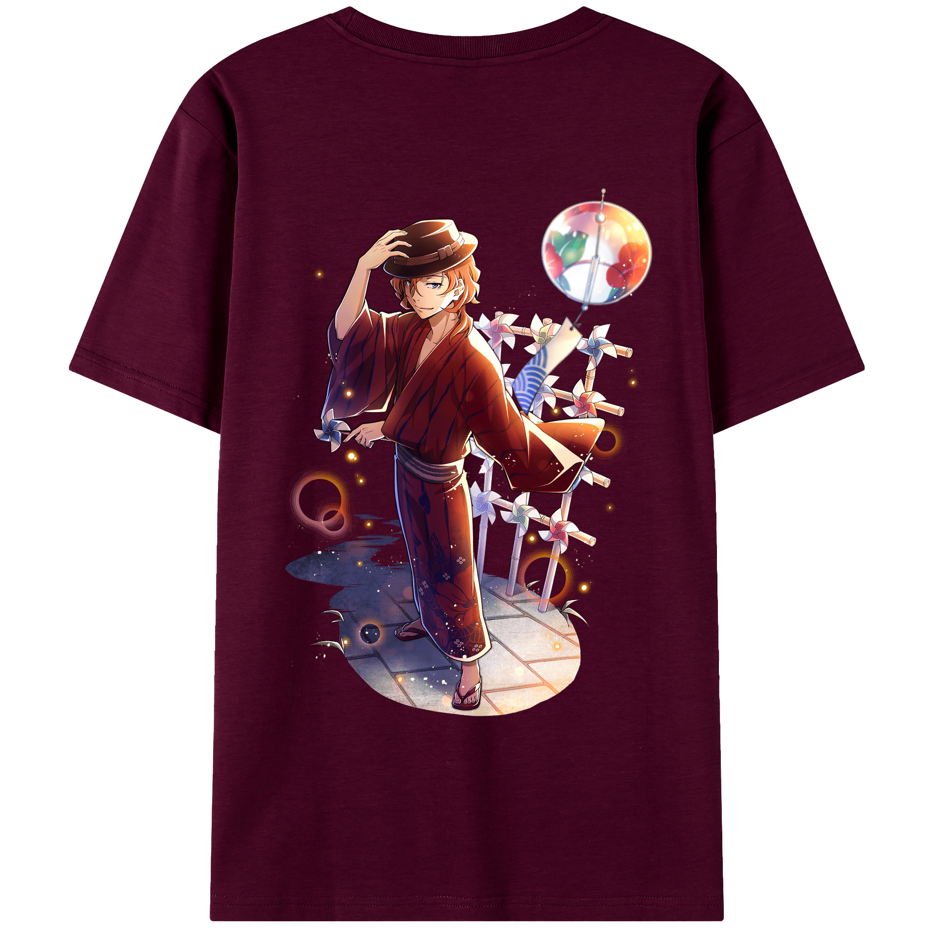（画像用） 文豪ストレイドッグス Bungo Stray Dogs レディース半袖Tシャツ(バックプリント)